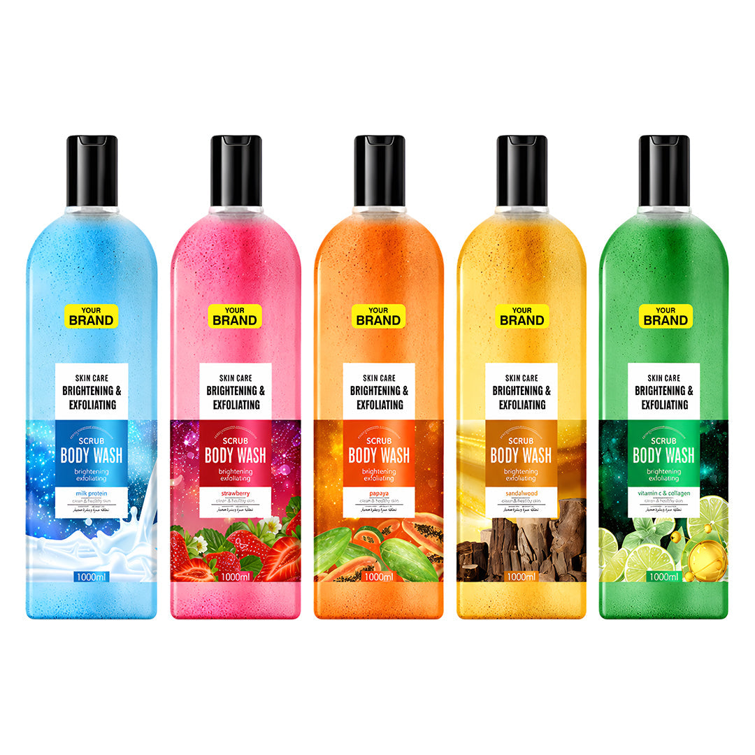 Brigntening & Exfoliating Body Wash & Scrub 1000ML